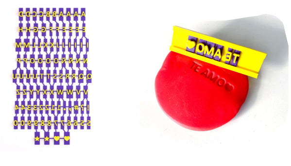 Sellos Abecedario Letra Mini