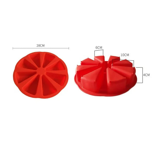 Molde de Silicona Porción de Torta