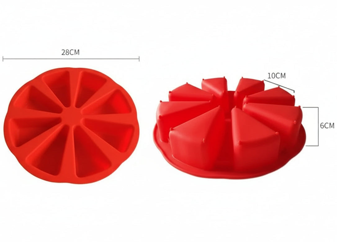 Molde de Silicona Porción de Torta