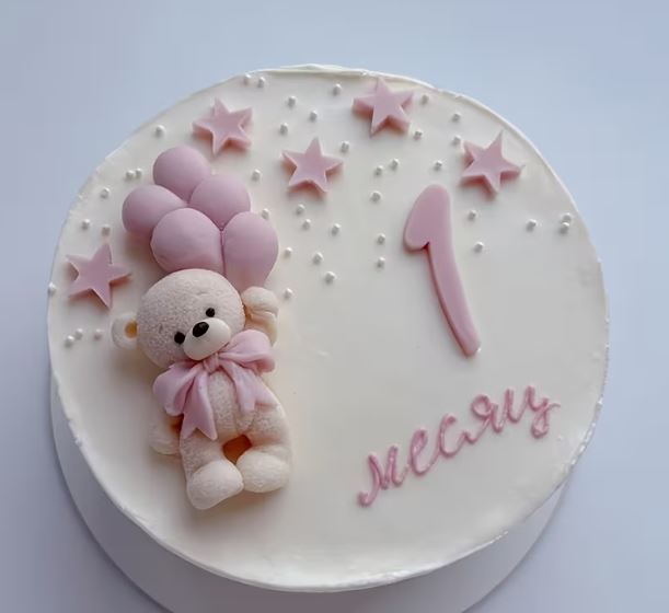 Molde de Silicona de Osito de Peluche con Globos 3D para Fondant y Chocolate