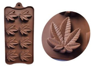 Molde de Silicona Hoja de Marihuana