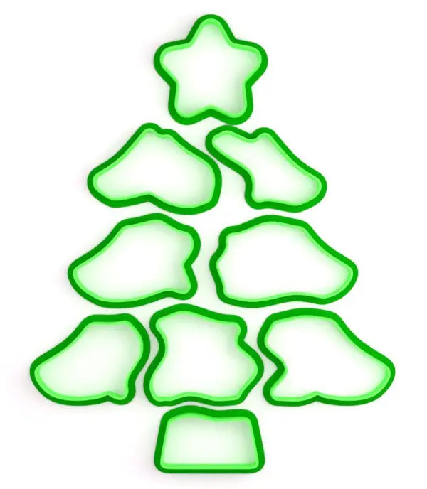 Cortador Rompecabezas Árbol de Navidad