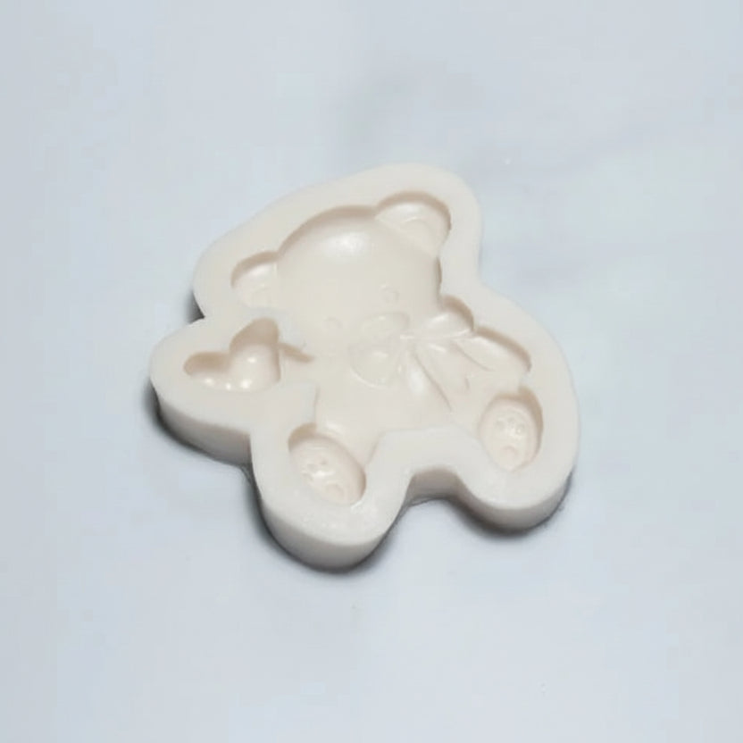 Molde de Silicona Oso Corazón