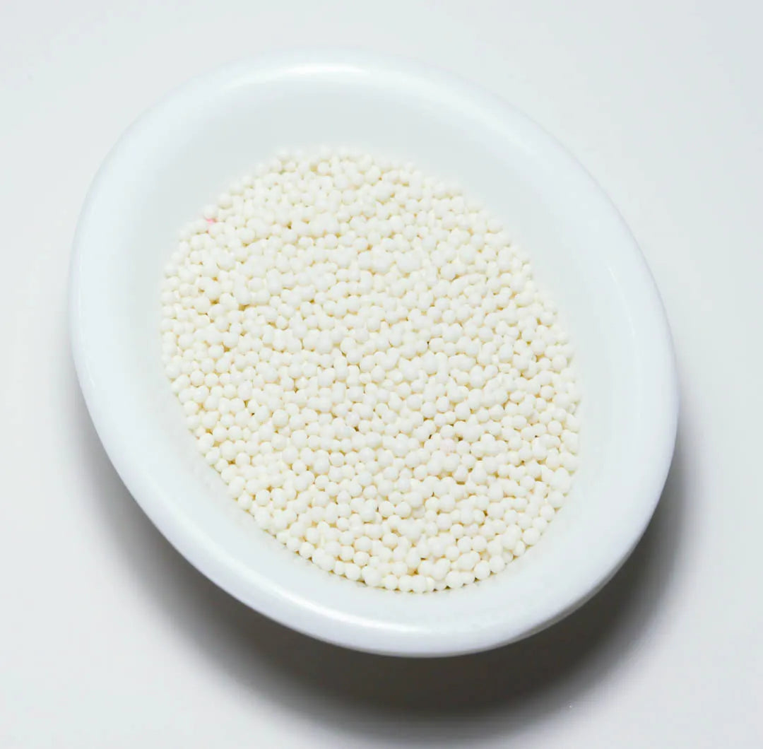 Grageas de Colores - Blanco Mini, Redonda