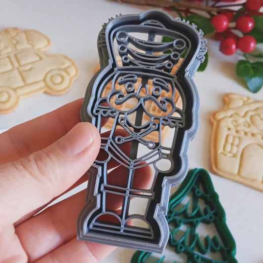 Cortador y Sello Figuras Navideñas Cascanueces