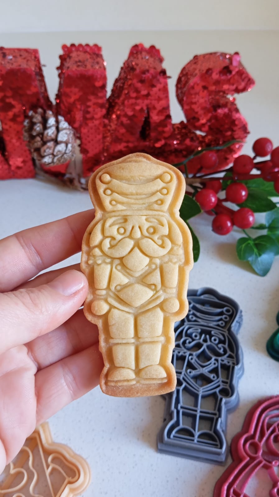 Cortador y Sello Figuras Navideñas Cascanueces