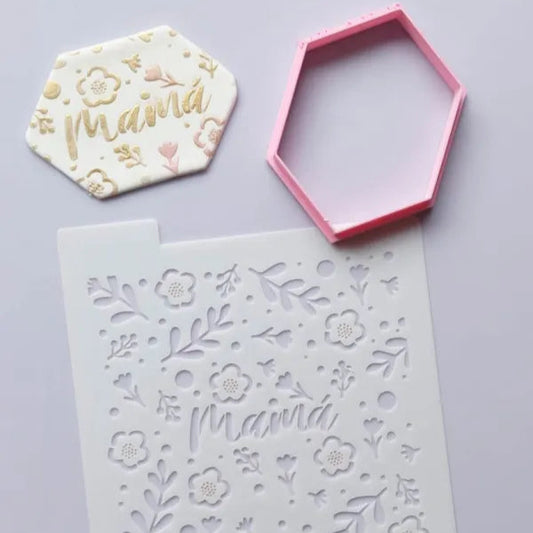 Set de Cortador y Stencil Día de la Madre