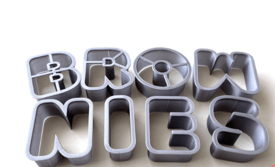 Cortador Abcdario para Brownnie o Galletas
