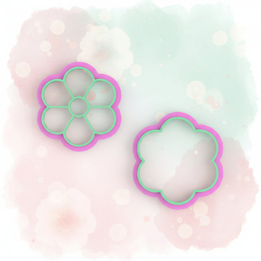 Cortador y Sello de Flores Variadas para Galletas (5 cm / 8 cm) - Elige tu Diseño y Tamaño