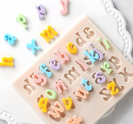 Molde de Silicona Alfanumérico