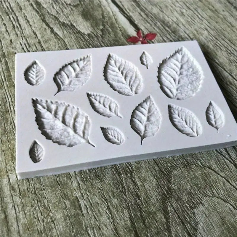 Molde de Silicona Hojas