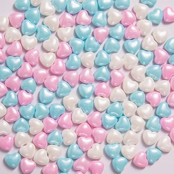 Grageas Comestibles en Forma de Corazones de Colores - Repostería Creativa (50g)