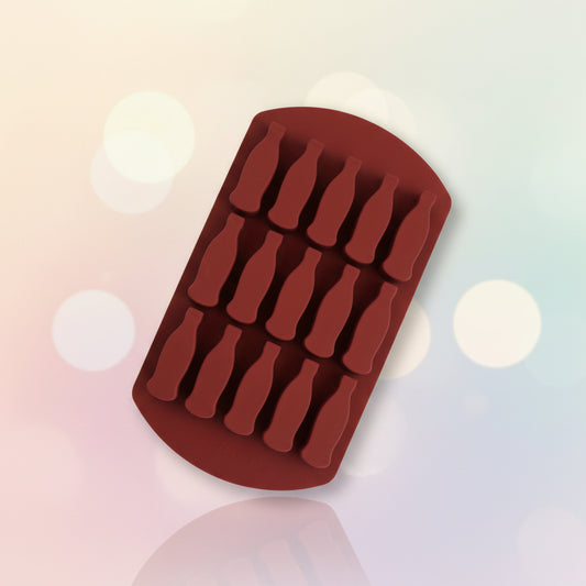 Molde de Silicona Mini Botellitas Retro 15 Cavidades - Moldes repostería Bogotá

