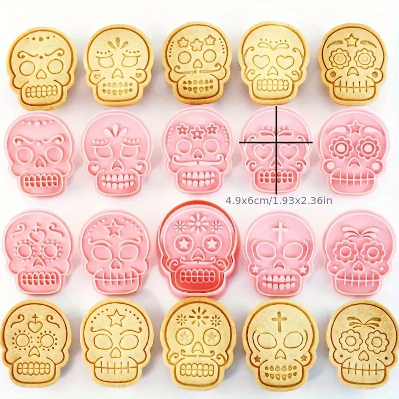 Cortador y Sellos de  Calaveras
