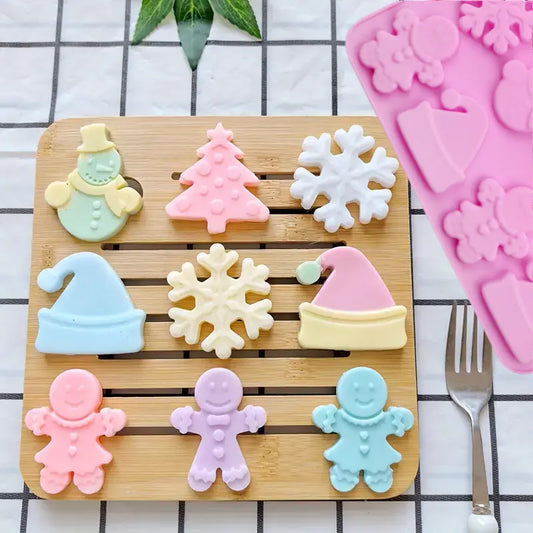 Molde de Silicona "30 Mini Tesoros Navideños"