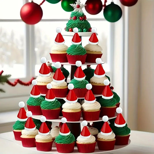 Mini Gorros de Papá Noel