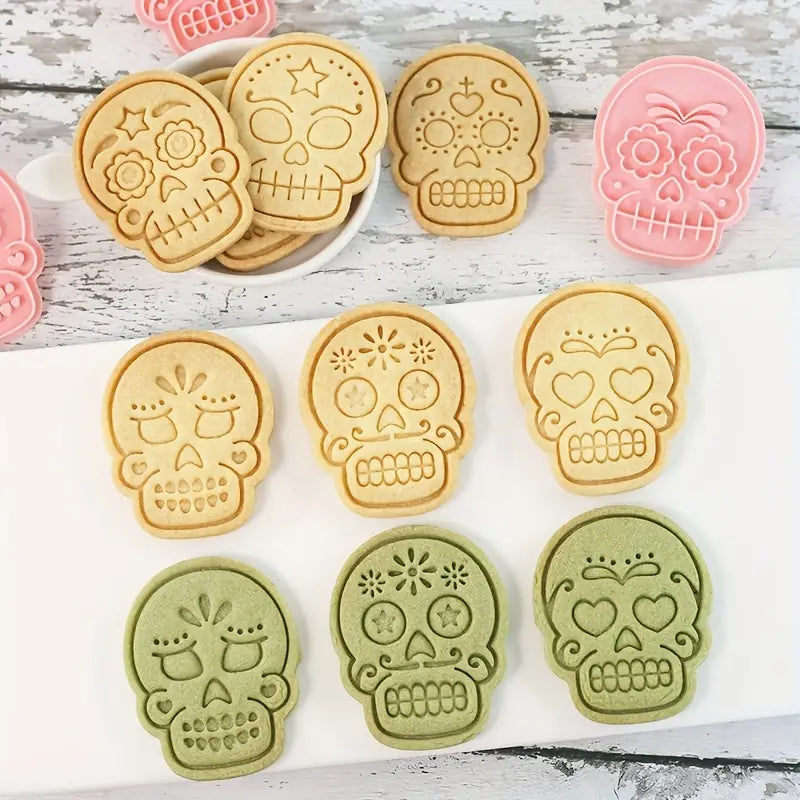 Cortador y Sellos de  Calaveras
