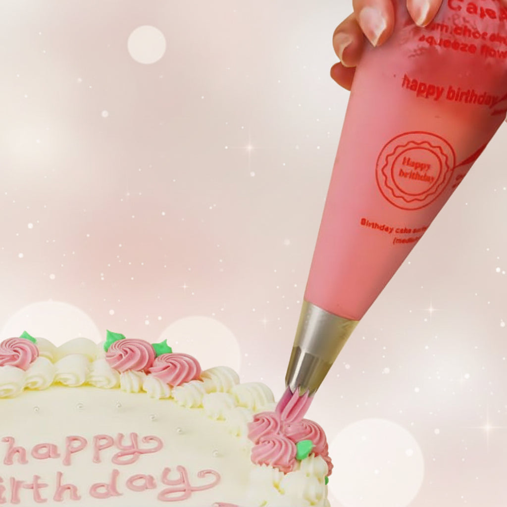 Mangas pasteleras desechables en tallas S, M y L para repostería profesional - Pack x10 unidades
