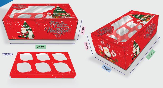 Cajas de Lujo Navideñas