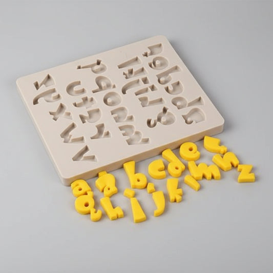 Molde de Silicona Letras del Abecedario Minúsculas