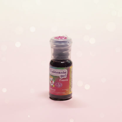 Colorante en gel Colorisa color fucsia en frasco dosificador 13 gr – colorante comestible para repostería y decoración de tortas - Vallia Reposteria
