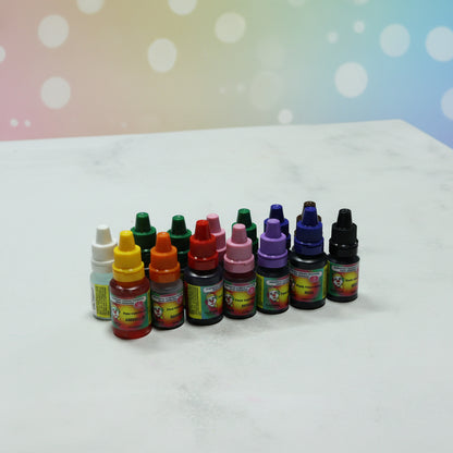 Colorantes líquidos hidrosolubles Colorisa  en frasco gotero 7 ml – colorante comestible para repostería - Vallia Reposteria
