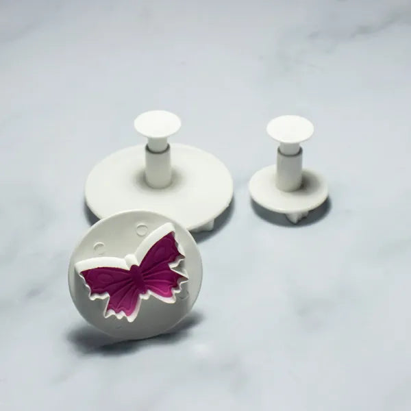 Set de 3 Cortadores con Expulsor en Forma de Mariposas