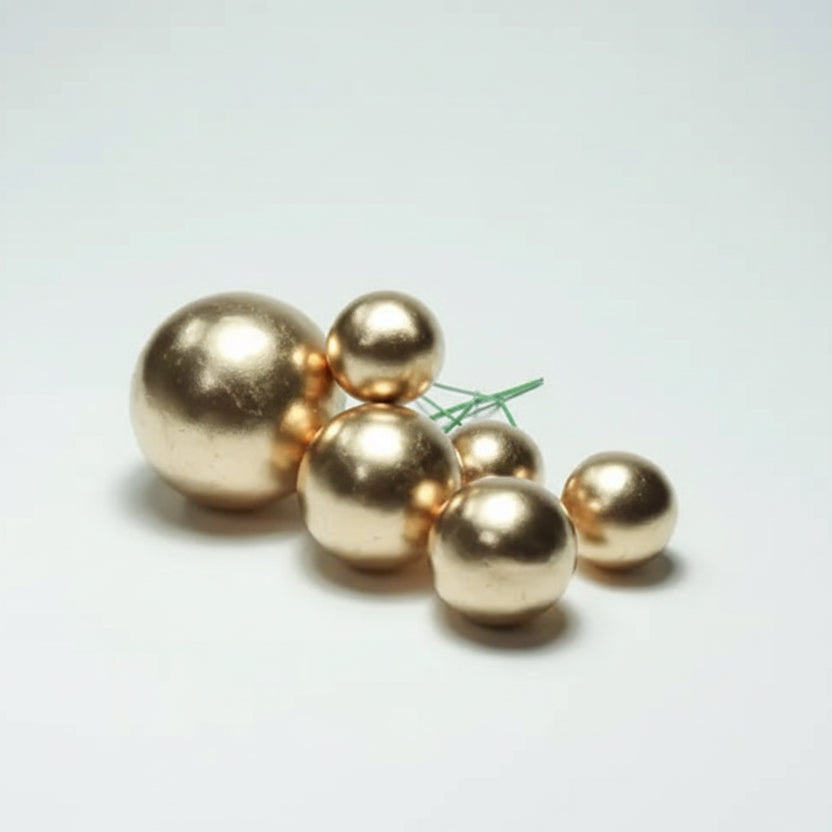 Cascada de mini globos decorativos en tonos pasteles sobre una torta de cumpleaños - Vallia Repostería