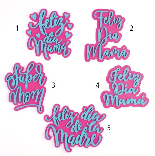 Sellos con Mensajes Día de la Madre