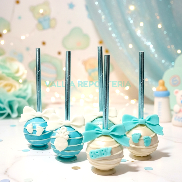 Cakepops Personalizados para Eventos (Cobertura de Chocolate y Rellenos Especiales)