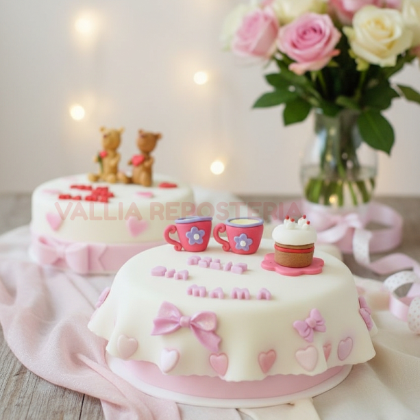 Vintage Cake Aura de Mamá - Torta 6 porciones artesanal Día de la Madre 2026 Bogotá