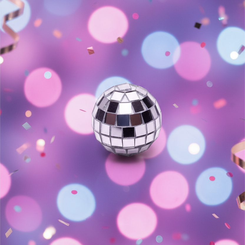 "Esfera disco pequeña de 2 cm para decoración de eventos"