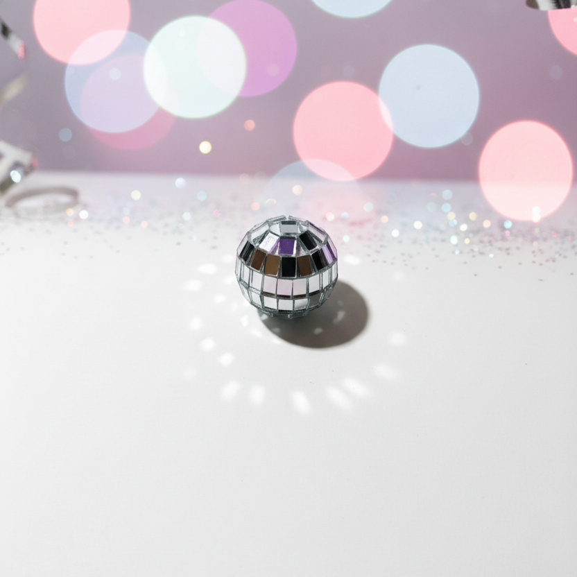 "Esfera disco mini de 1 cm accesorio repostería creativa"