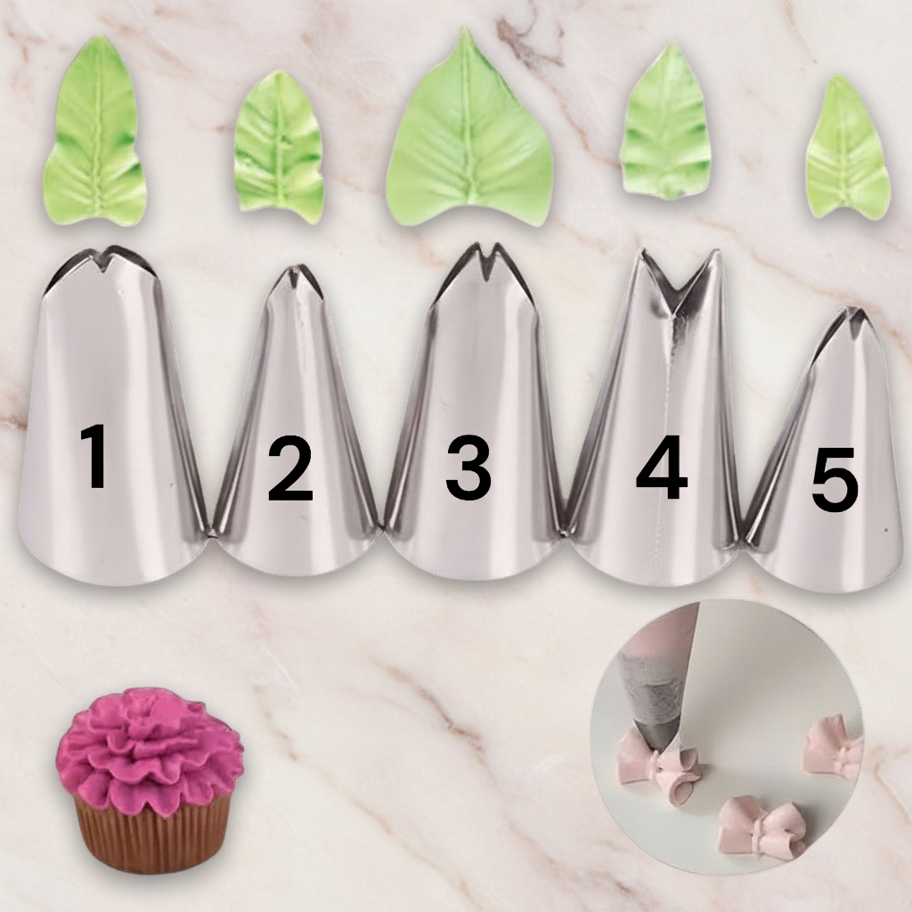 "Boquilla profesional para bordes de canasta y decoraciones botánicas"