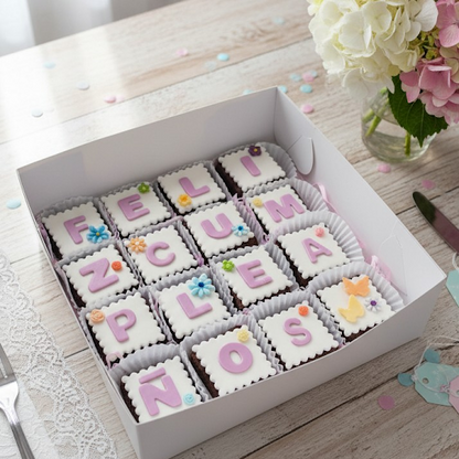 Brownies Personalizados para Eventos (Decorados por Encargo)