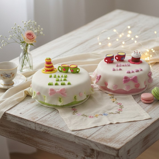 Vintage Cake Aura de Mamá - Vista detalle torta artesanal Día de la Madre 2026 Bogotá