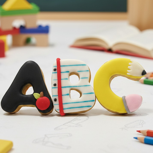 Detalle dulce para profesores - galletas decoradas artesanales Vallia Repostería
