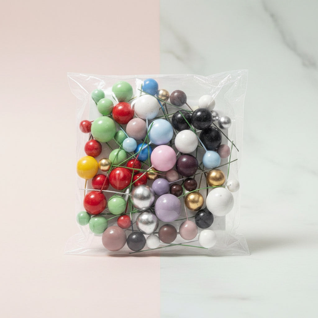 Mini globos surtido mini en colores variados para repostería - Kit 50 unidades Vallia