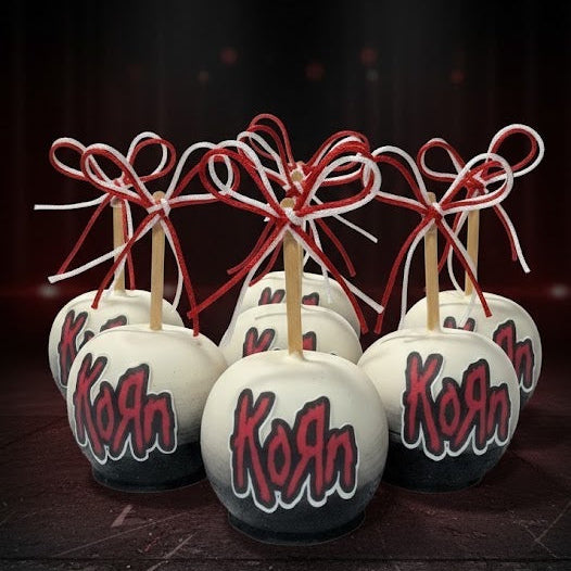 Manzanas Achocolatadas Personalizadas para Eventos (Chocolate Blanco o Semiamargo)