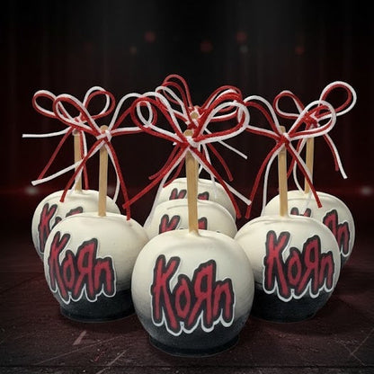 Manzanas Achocolatadas Personalizadas para Eventos (Chocolate Blanco o Semiamargo)