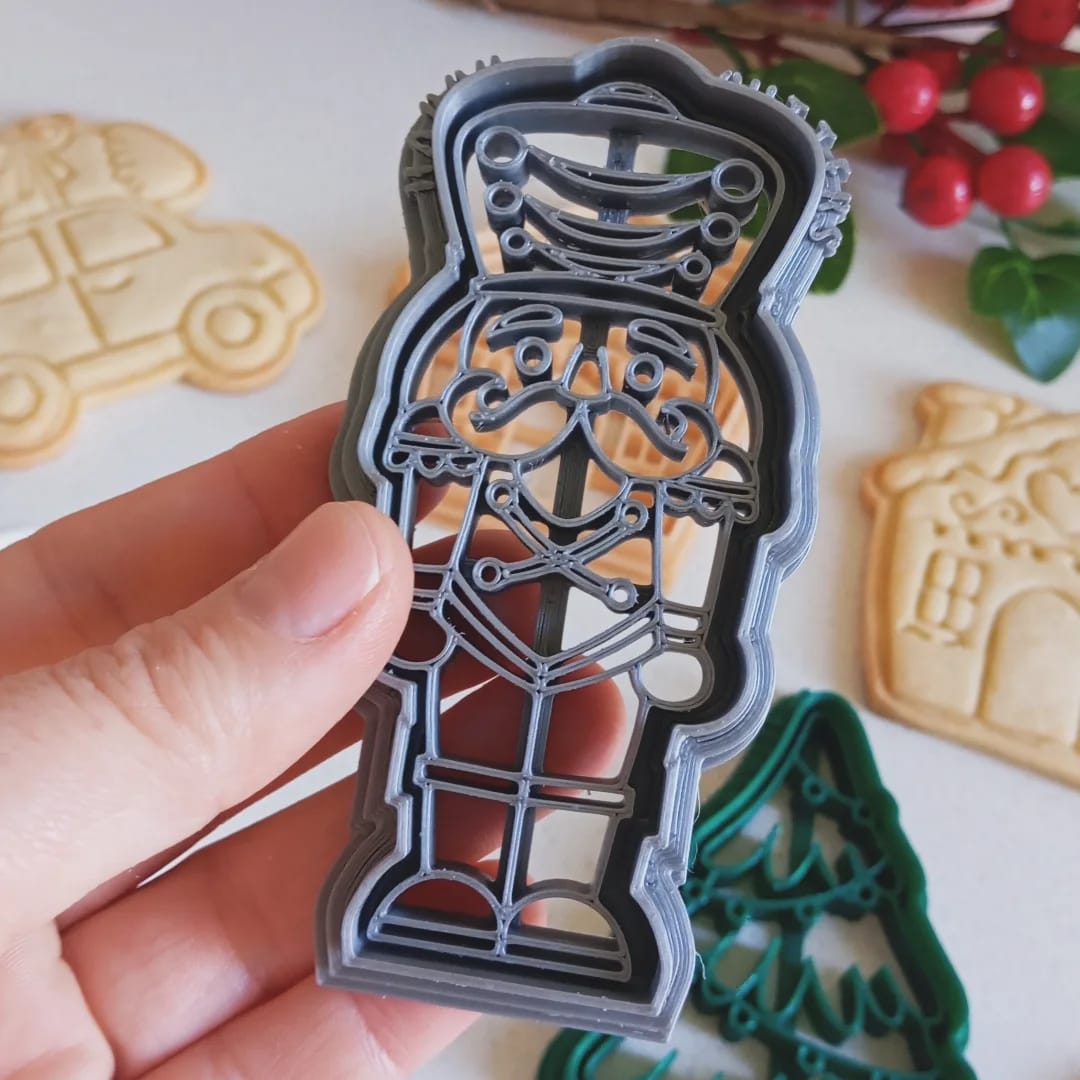 Cortador y Sello Figuras Navideñas Cascanueces