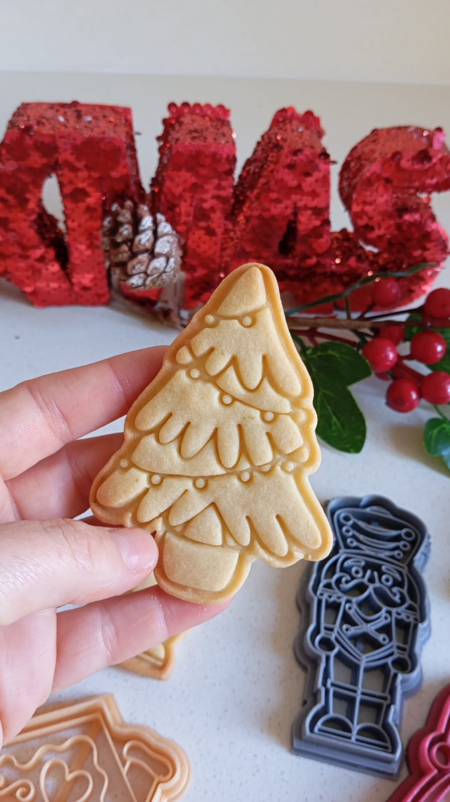 Cortador y Sello Figuras Navideñas Árbol Navideño
