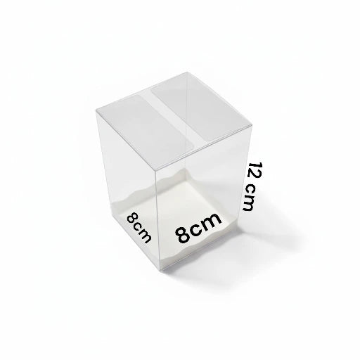 caja de acetato 8x8x12