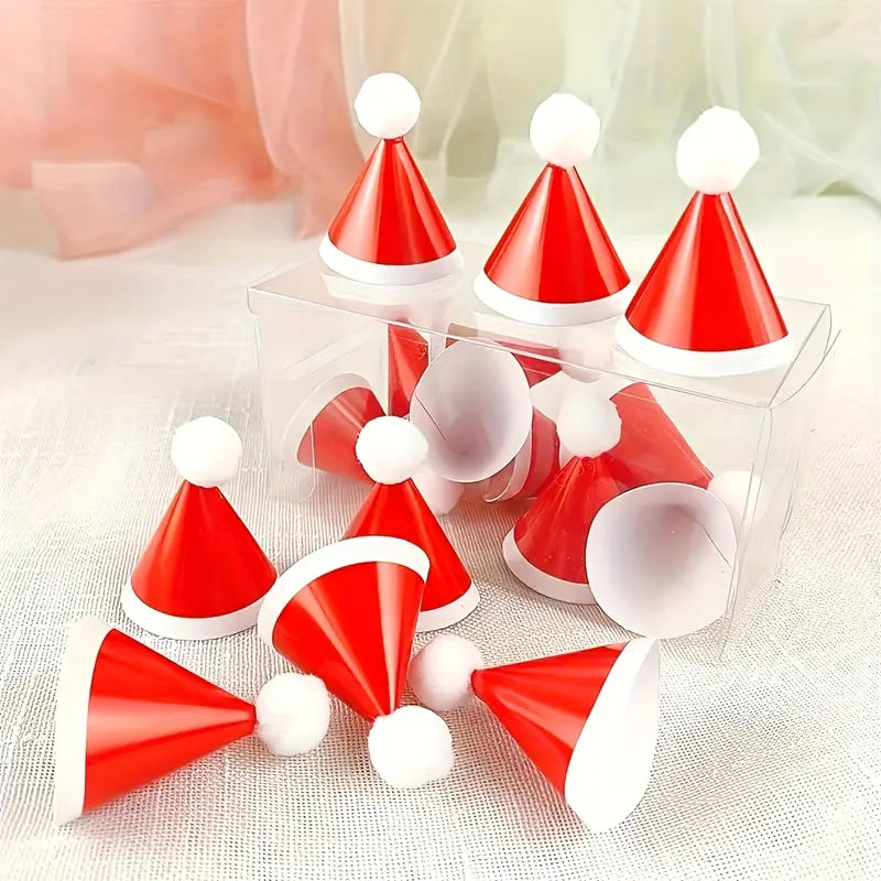 Mini Gorros de Papá Noel