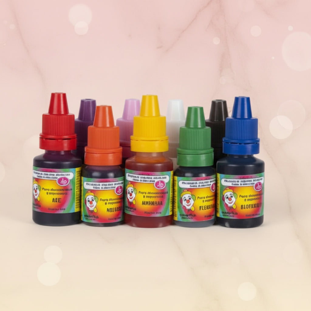 Frasco de colorante líquido comestible para teñir cremas y fondant - Vallia Repostería