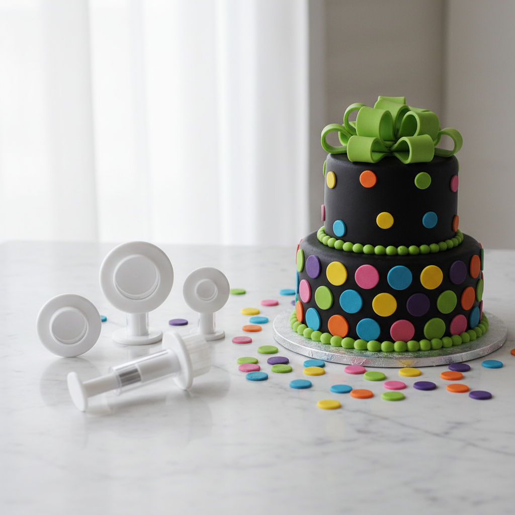 Cortador Push Círculos - Vallia Repostería