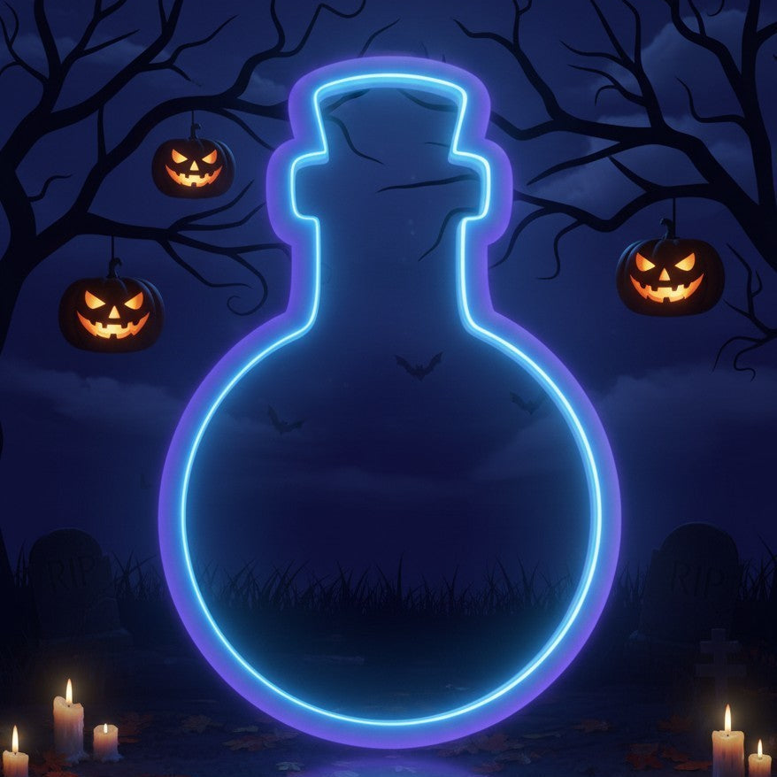Cortadores de Galletas Botellas de Pócimas Mágicas y Brujas Halloween (5 cm y 8 cm)