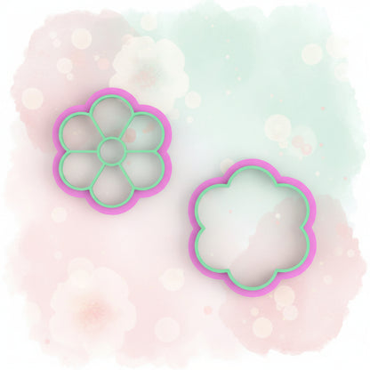 Cortador y Sello de Flores Variadas para Galletas (5 cm / 8 cm) - Elige tu Diseño y Tamaño
