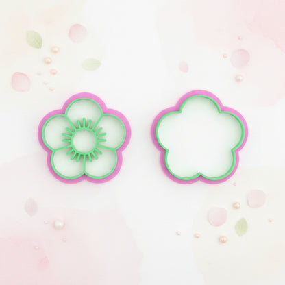 Cortador y Sello de Flores Variadas para Galletas (5 cm / 8 cm) - Elige tu Diseño y Tamaño