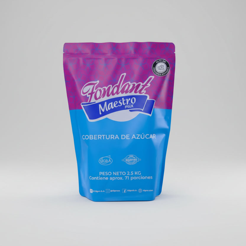 Variedad de colores de fondant elástico para cobertura de pasteles en Vallia Repostería